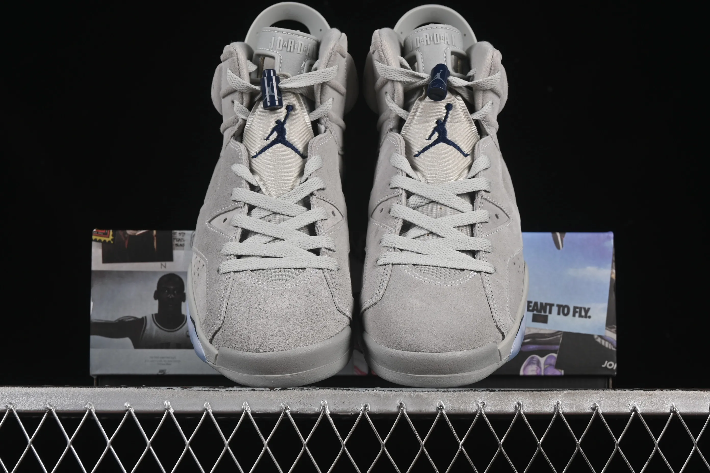 All categories Air Jordan Jordan series basketball shoes Air Jordan 6 F version Air Jordan 6 Retro "Georgetown" AJ6 Joe 6 Georgetown gray blue CT8529-012